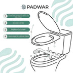 Kit Bidet WC Japonais Complet –  Installation facile en 10 min – Alternative Douchette WC – Hygiénique, Économique & Écologique