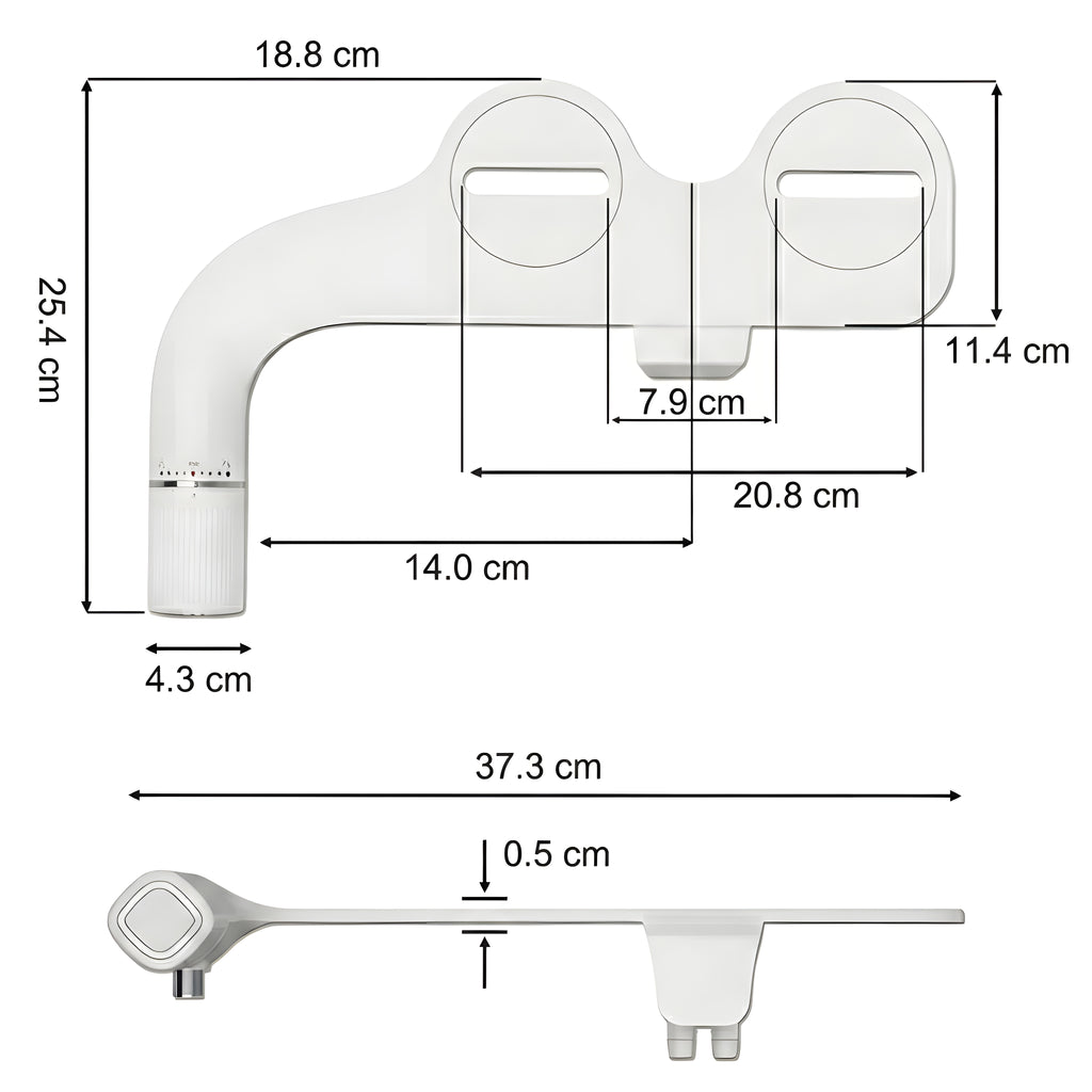 Kit Bidet WC Japonais Complet –  Installation facile en 10 min – Alternative Douchette WC – Hygiénique, Économique & Écologique