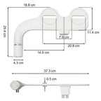 Kit Bidet WC Japonais Complet –  Installation facile en 10 min – Alternative Douchette WC – Hygiénique, Économique & Écologique